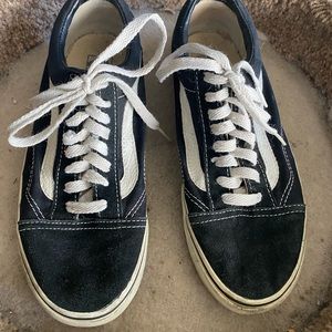 Vintage Vans Old Skool black suede sneakers mens 7.5 womens 9